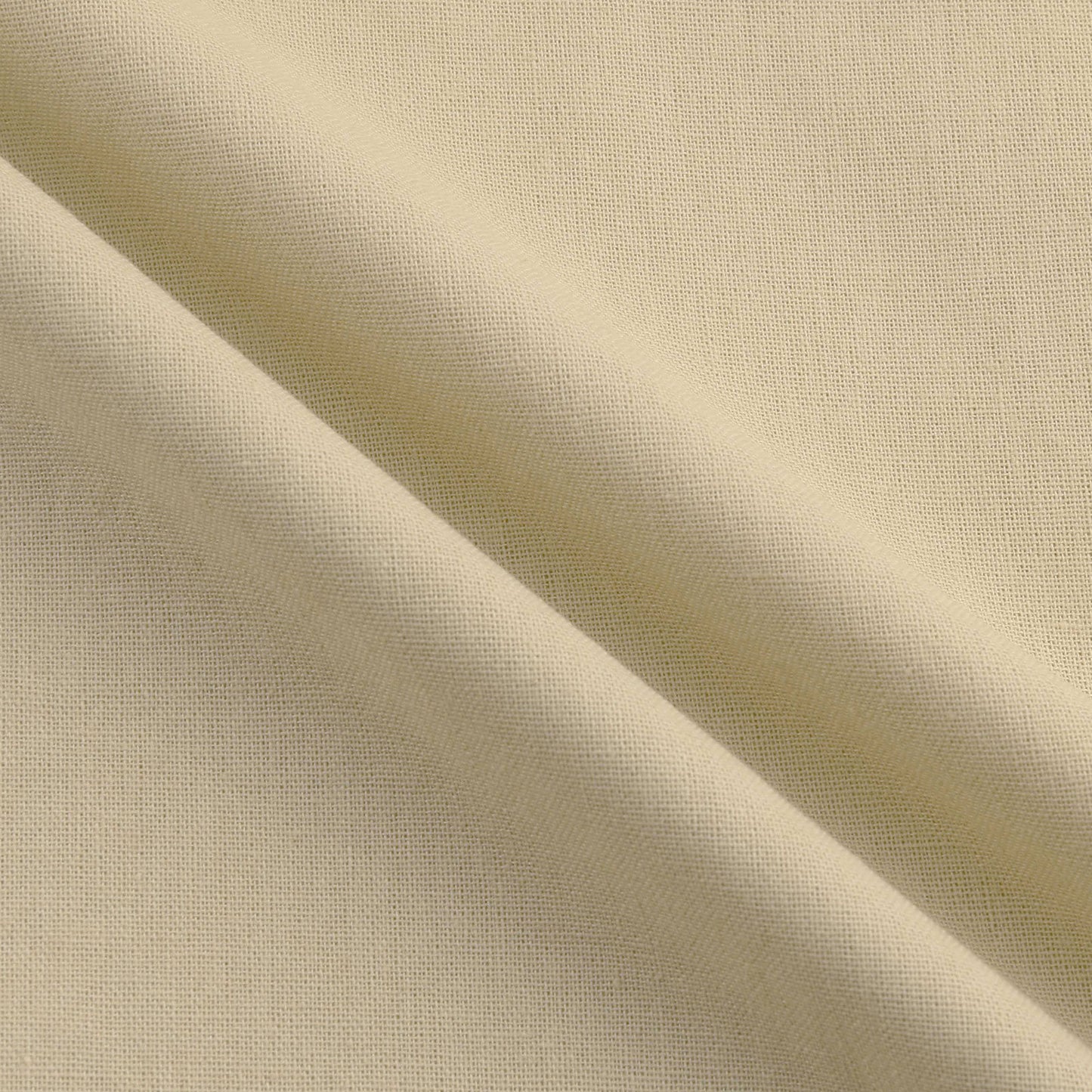 T-shirt col V en coton et lin
