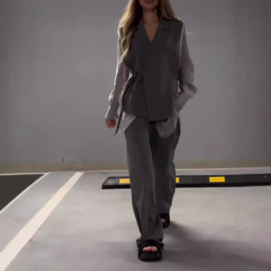 Ensemble chiffon femme