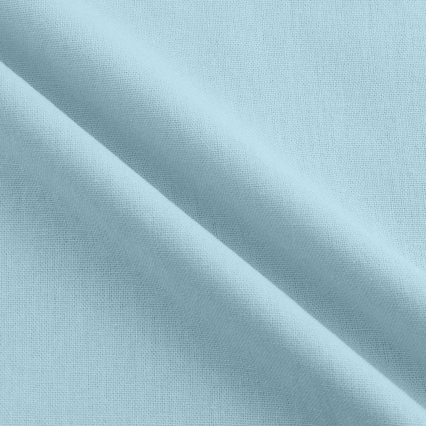 T-shirt col V en coton et lin