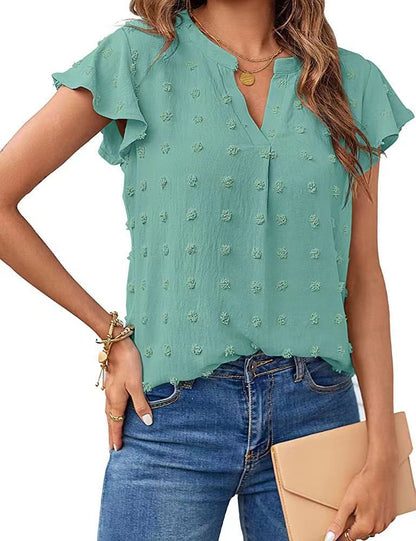 Blouse à pois femme