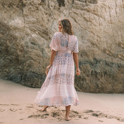Robe imprimée printemps