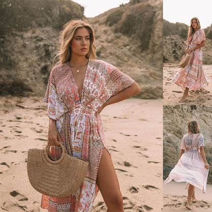 Robe imprimée printemps