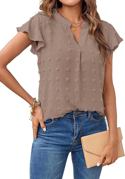 Blouse à pois femme