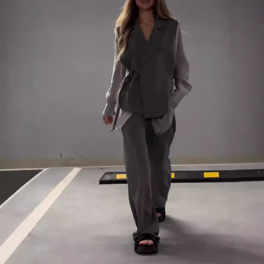 Ensemble chiffon femme