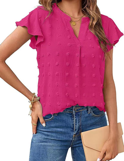 Blouse à pois femme