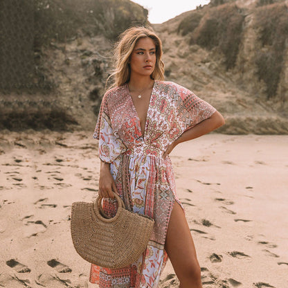 Robe imprimée printemps